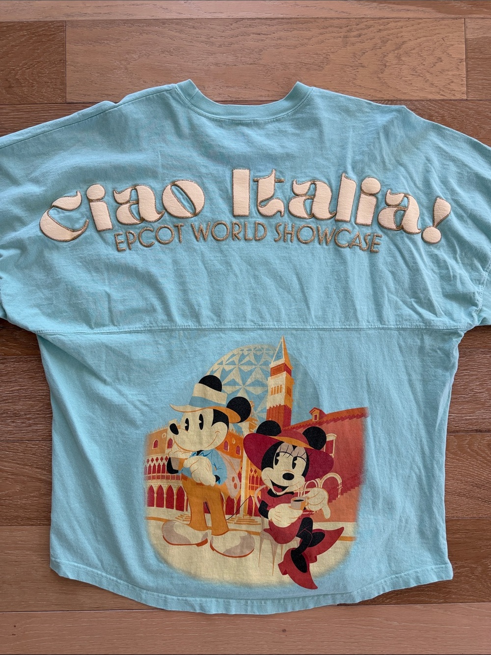 Disney Epcot Ciao Italia Crewneck Long Sleeve T-Shirt